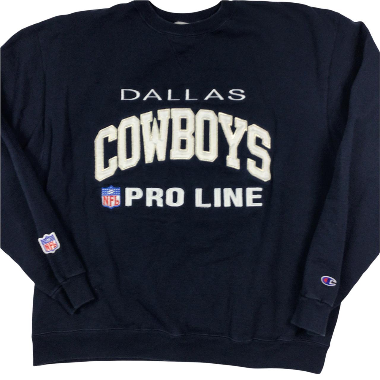 Dallas cowboys navy blue sweatshirt with graphic on - Depop