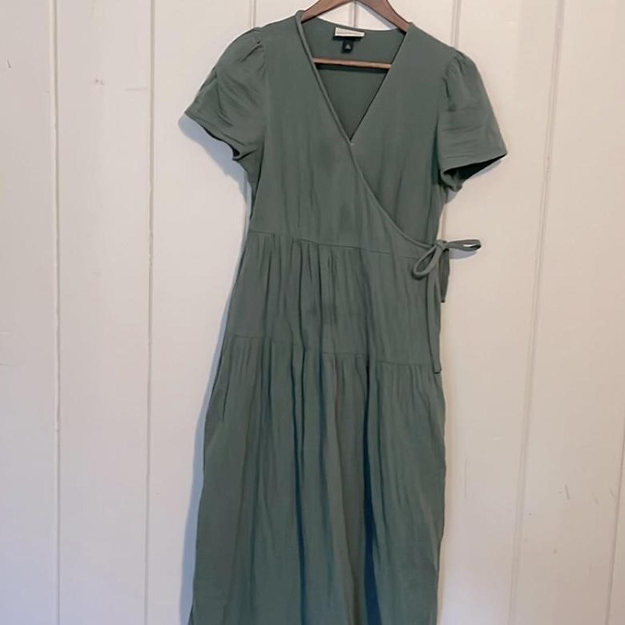 Universal Thread cotton wrap dress - Depop