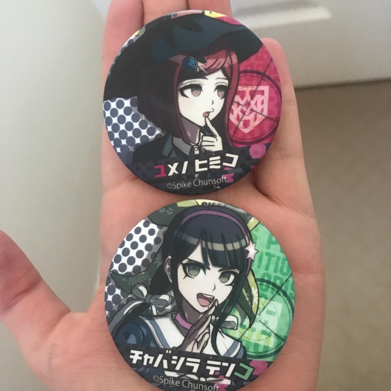 Tenko Chabashira and Himiko Yumeno badges! Perfect... - Depop