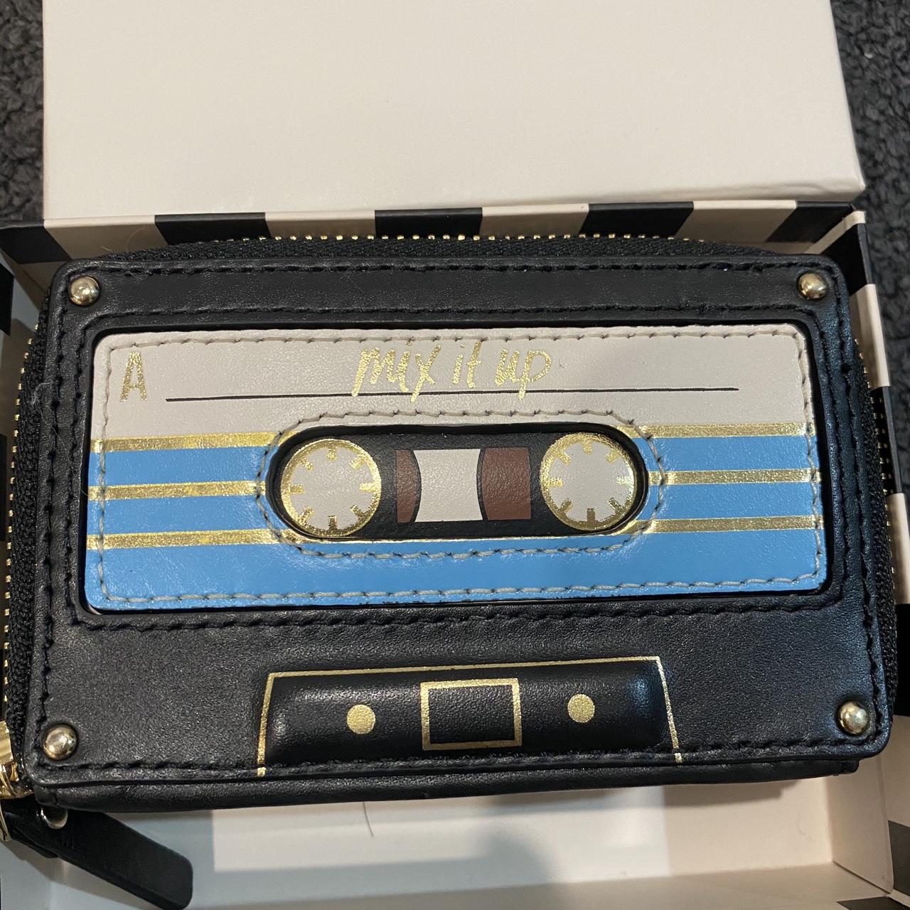 kate spade cassette tape clutch