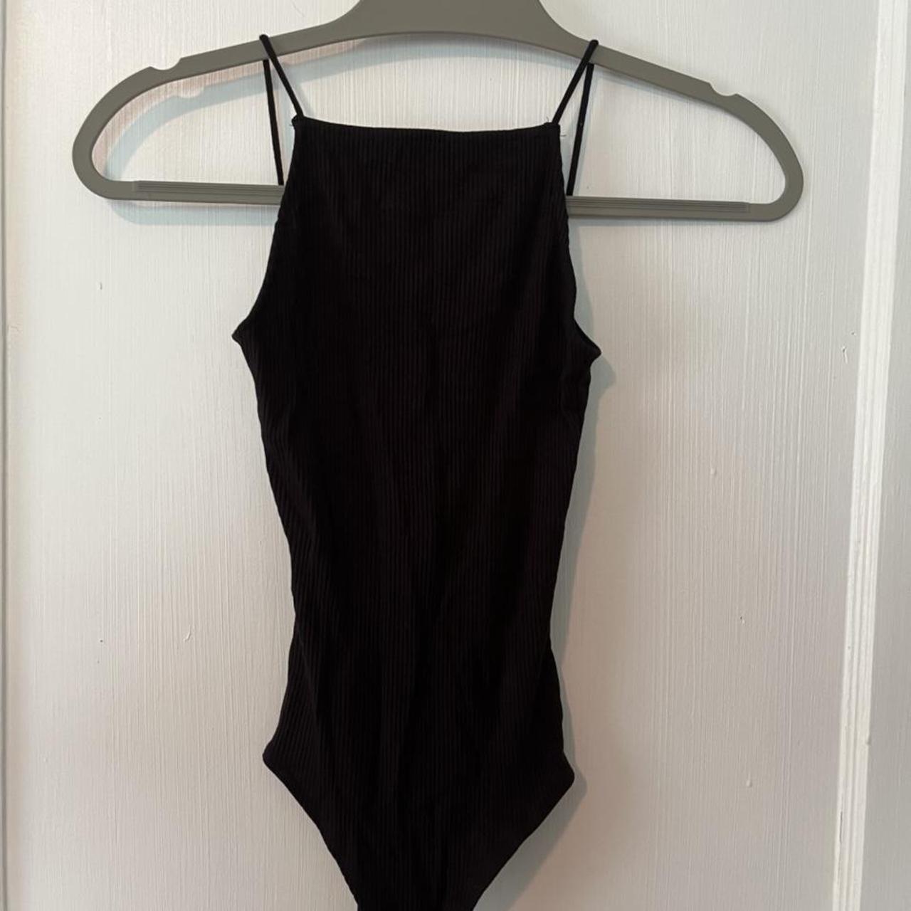 H&M Women's Black Bodysuit | Depop