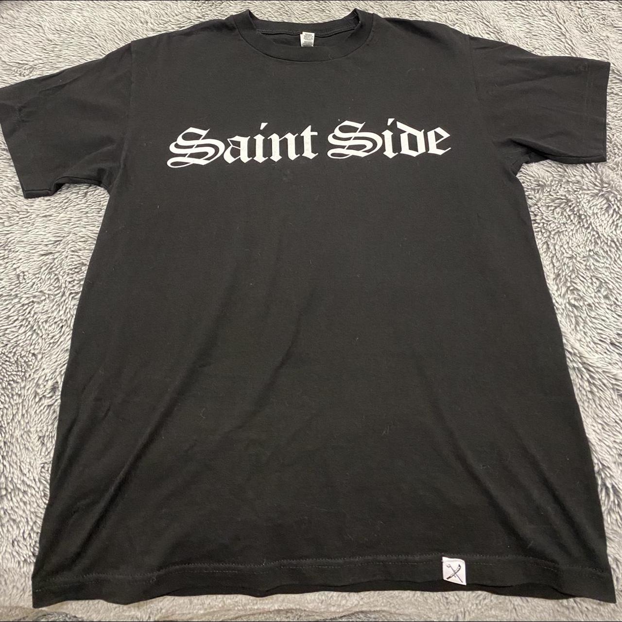 Saint side old English T-Shirt RRP $25 Only worn a... - Depop