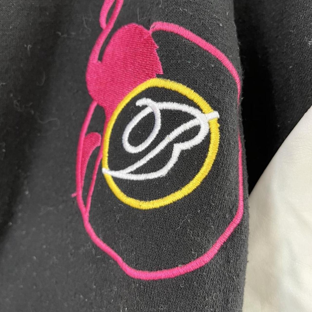 Billionaire Boys Club Men's Black and Pink Jacket Depop