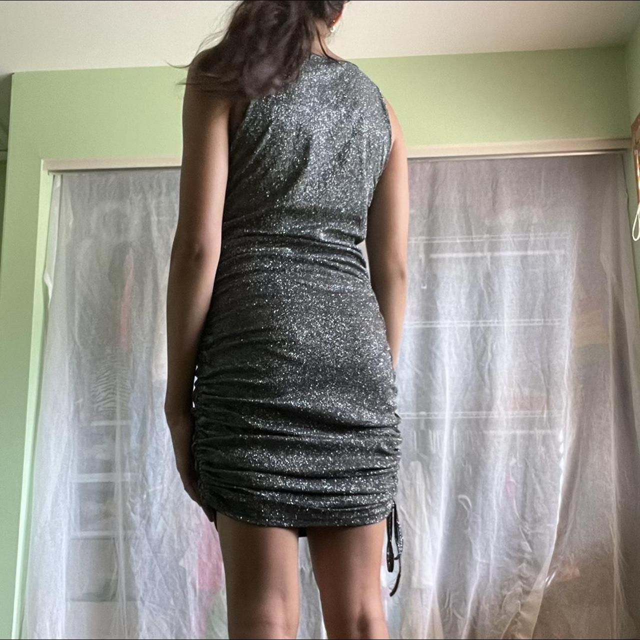 Product Image 2 - Silver Sparkly Ruched Dress
- super