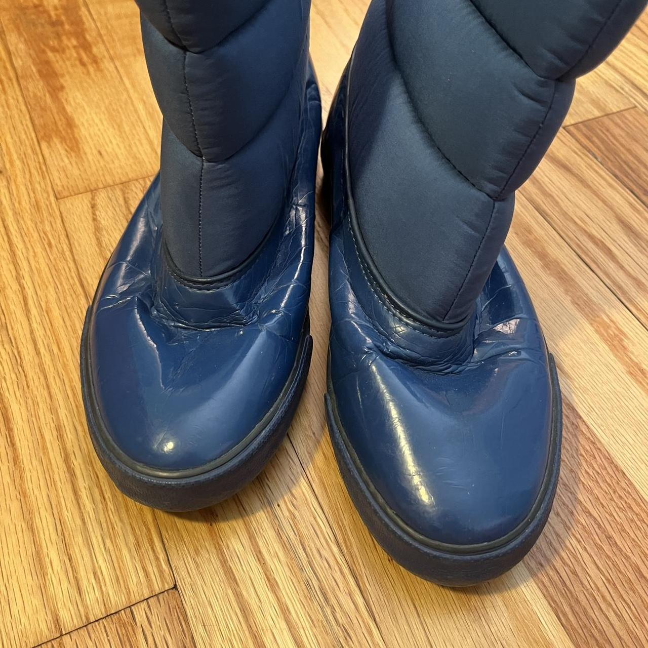 Lacoste Women's Blue Boots | Depop