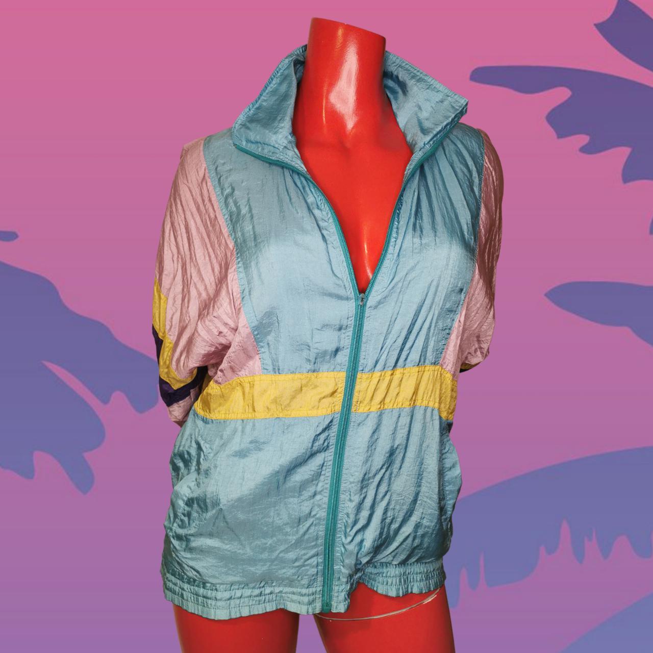 vintage pastel windbreaker