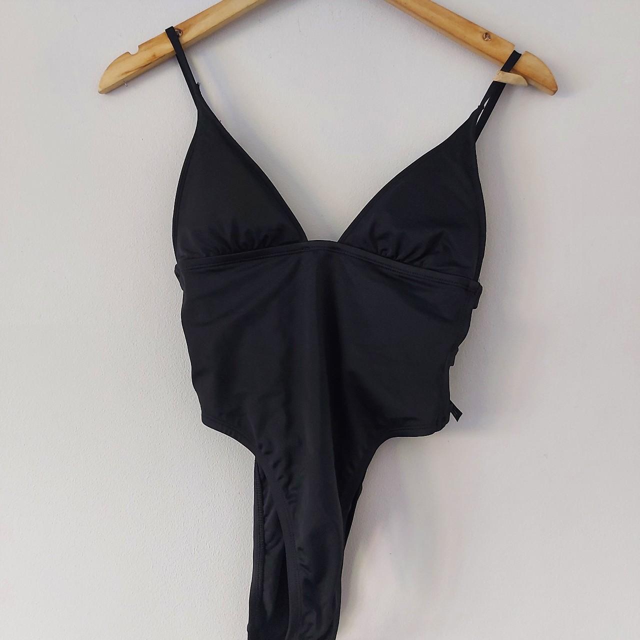 Urban Outfitters Black cut out sides swimsuit.... - Depop