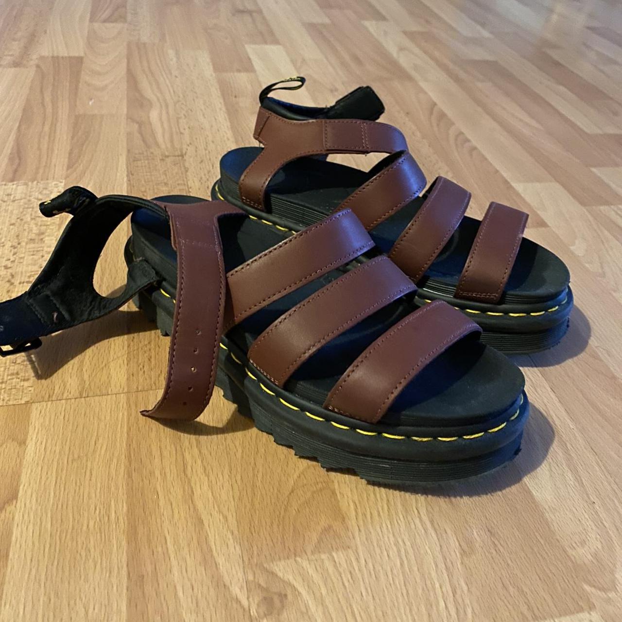 Doc Marten Blaire sandals worn a total of 5 times.... - Depop