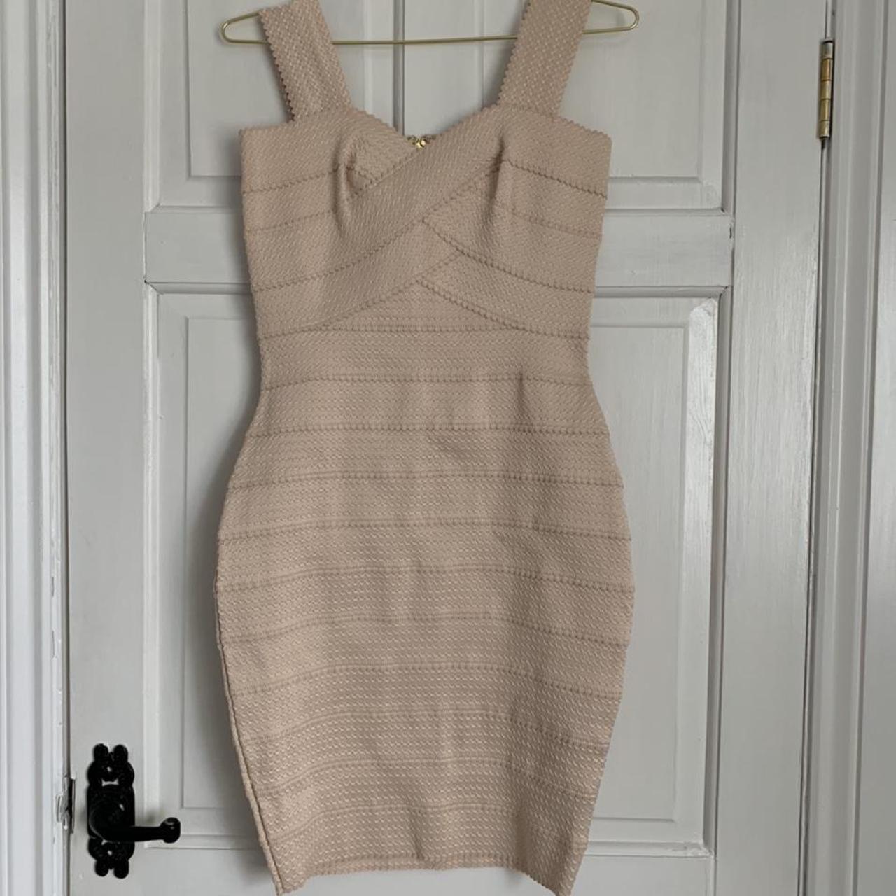 new look nude dress