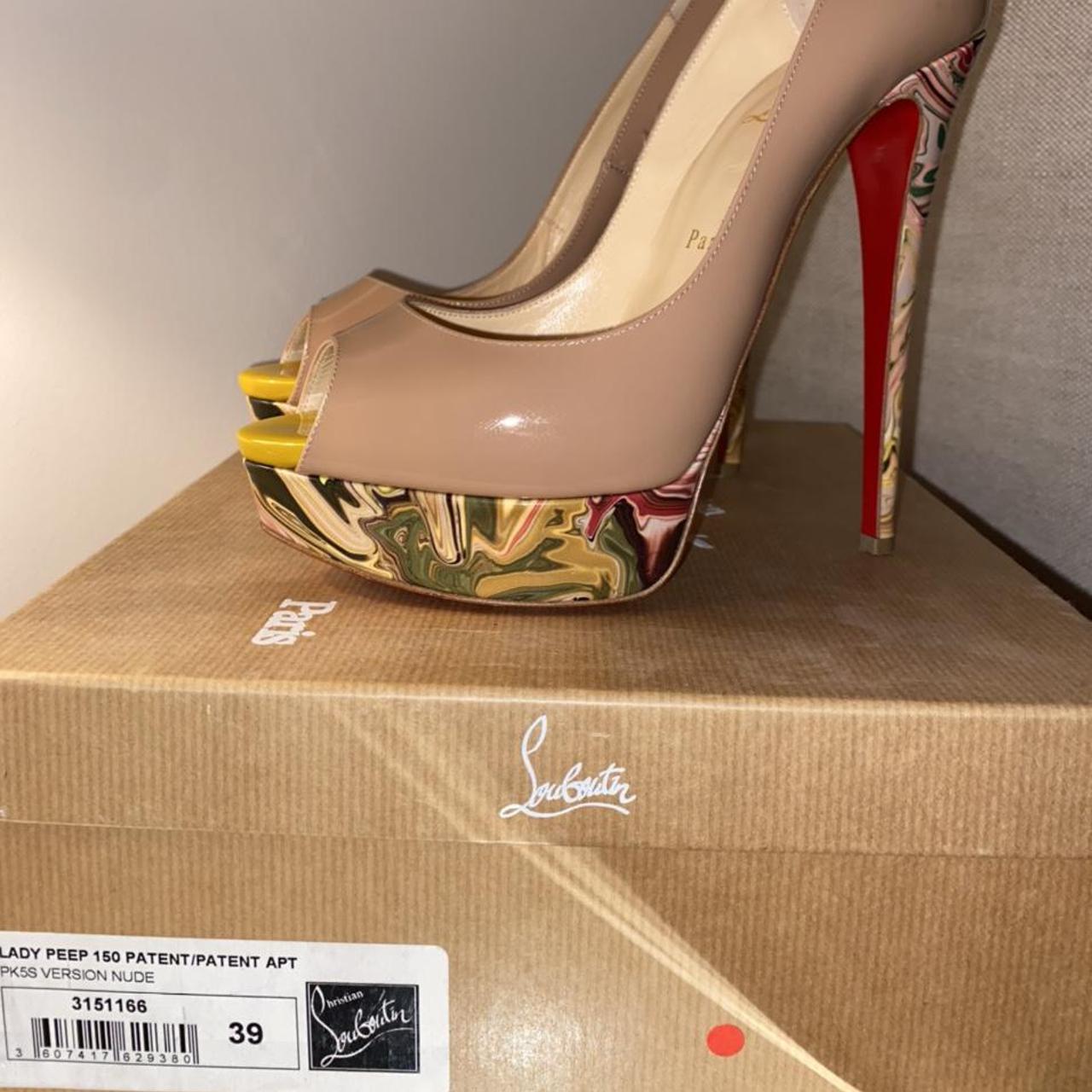 Size 5.5 Christian Louboutin heels. Brand new and - Depop