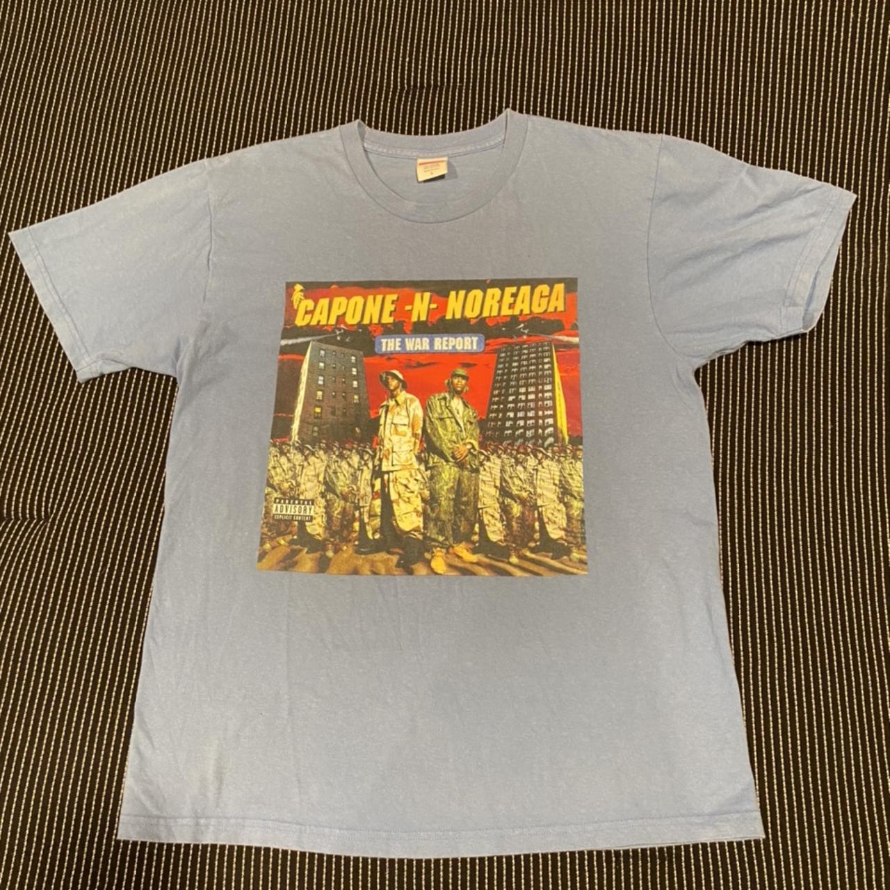 Supreme Capone N Noreaga Tee light royal size Large