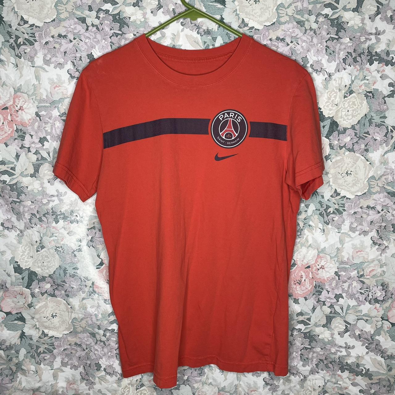 NIKE PSG France Soccer Shirt Size: Large (Fits... - Depop