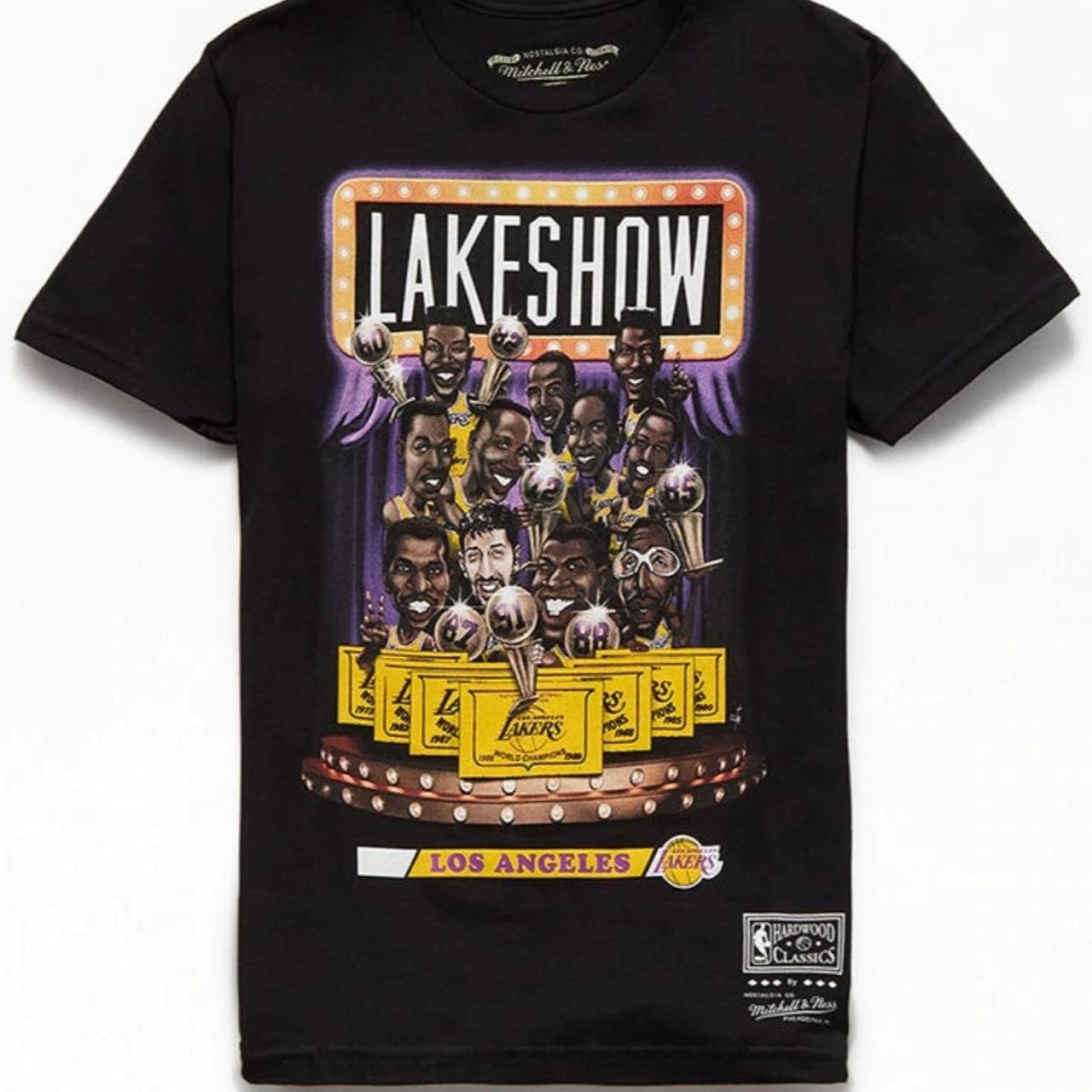 Los Angeles Lakers Lake Show Lakers T-Shirt By Mitchell & Ness