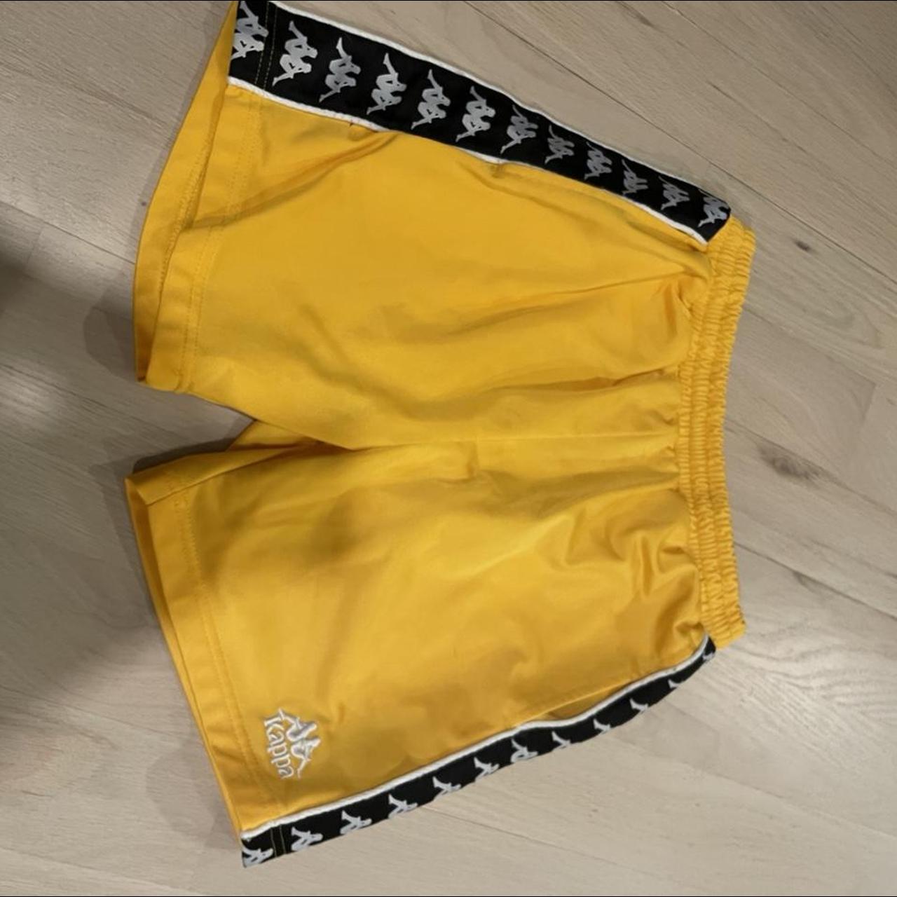 kappa shorts yellow