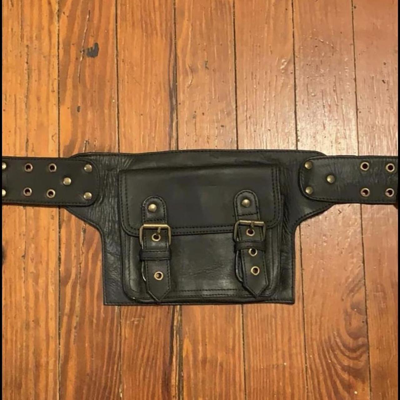 New leather adjustable utility belt. Waist 31-42”. 4... - Depop