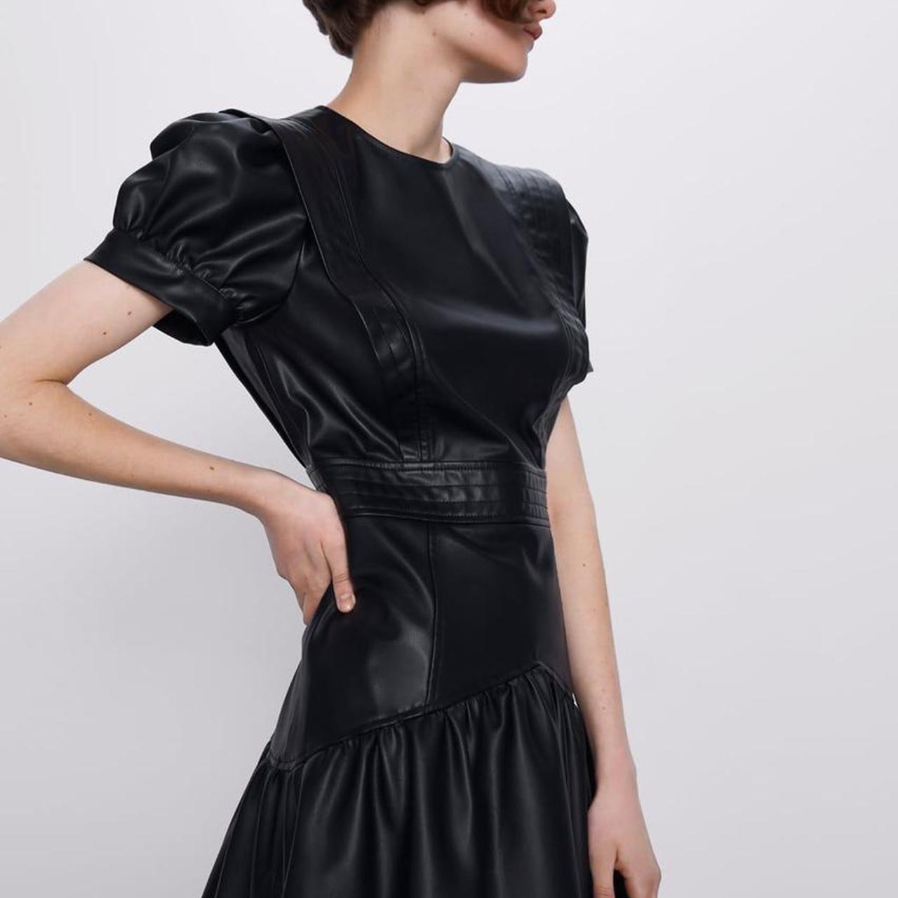 zara pvc dress