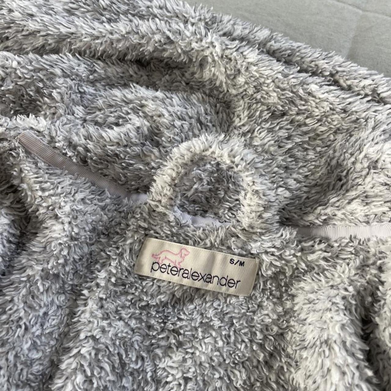 Peter Alexander fluffy robe in grey marle. Size S/M,... - Depop