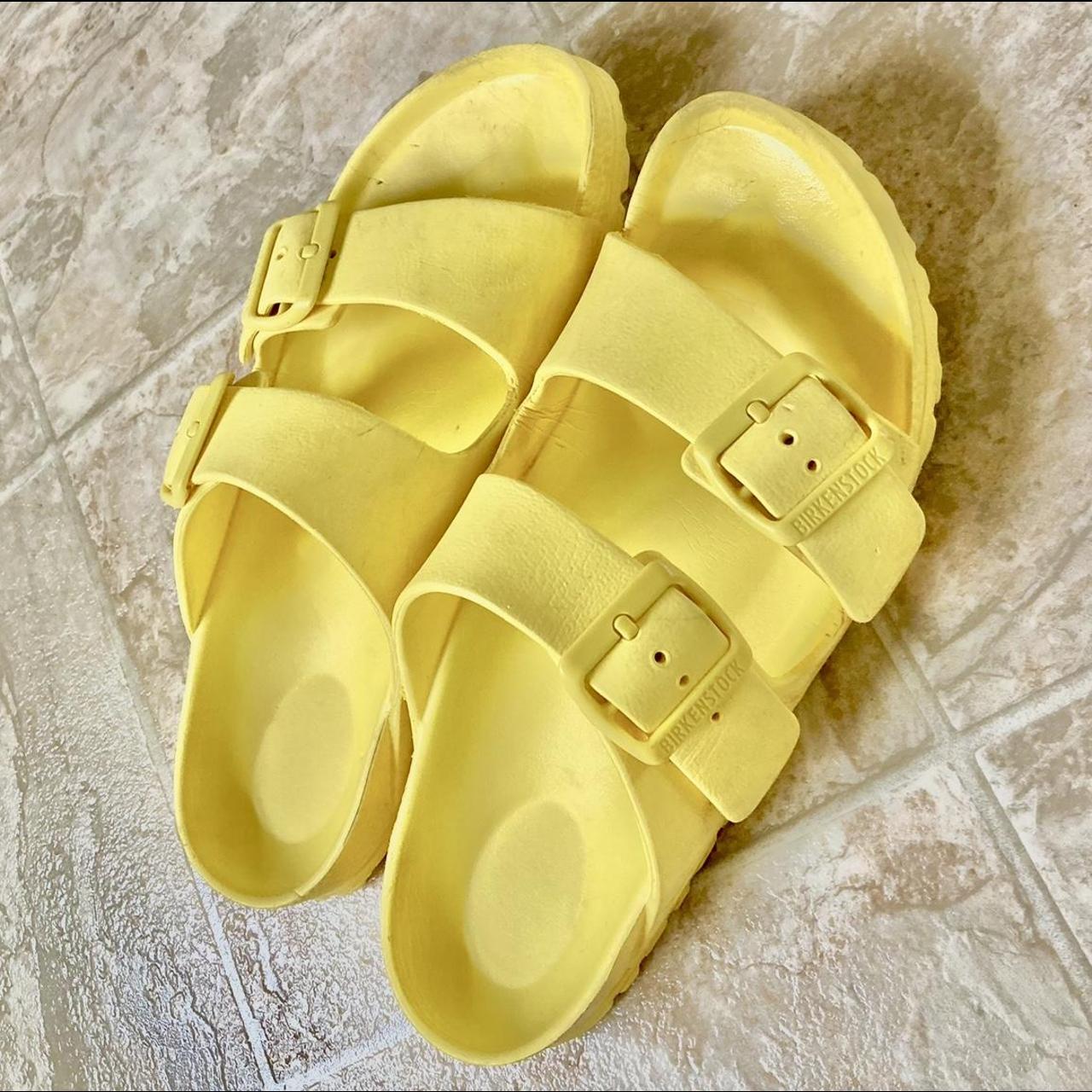 womens yellow birkenstocks