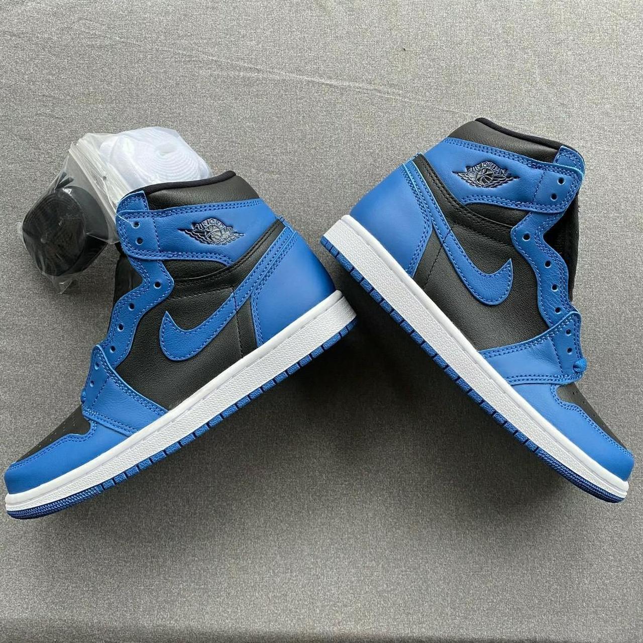 Nike Air Jordan 1 Retro High OG Dark Marina Blue... - Depop