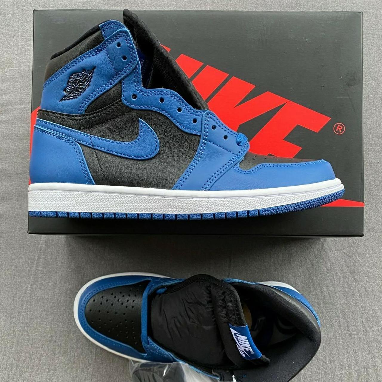 Nike Air Jordan 1 Retro High OG Dark Marina Blue... - Depop