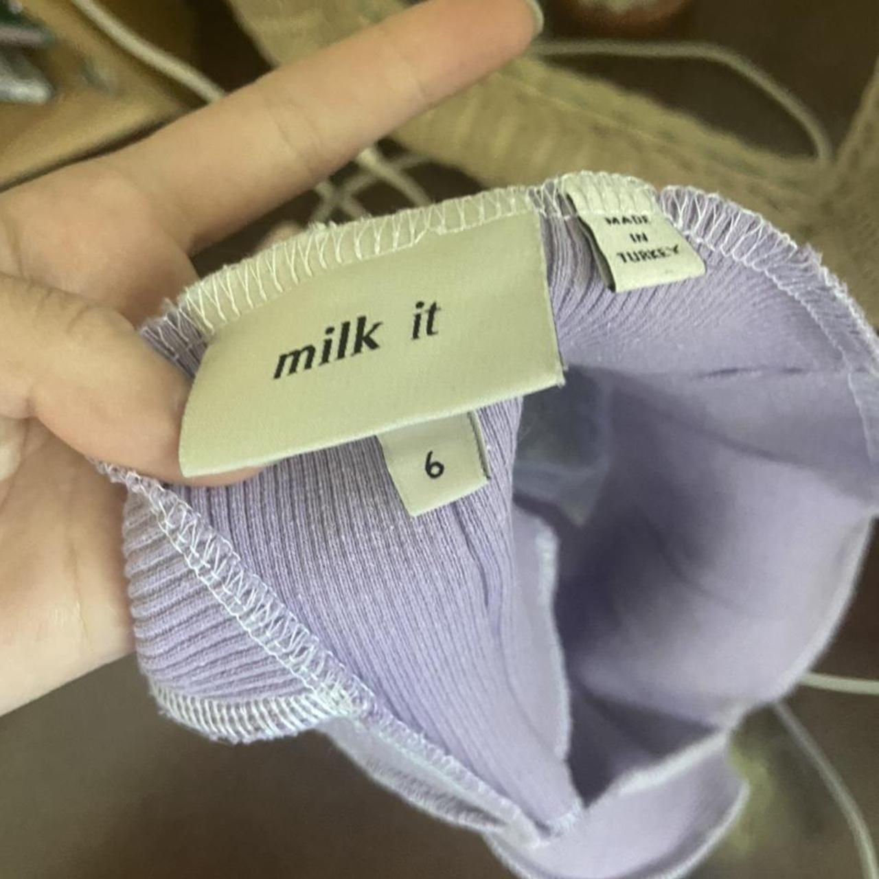 Milk It Women's Purple Crop-top (3)