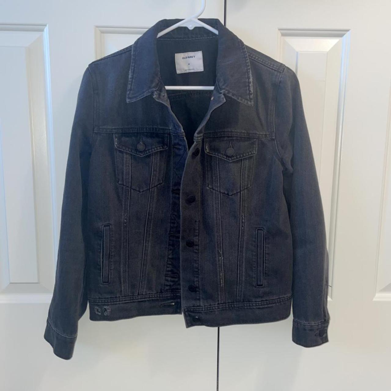 Old navy dark denim hot sale jacket