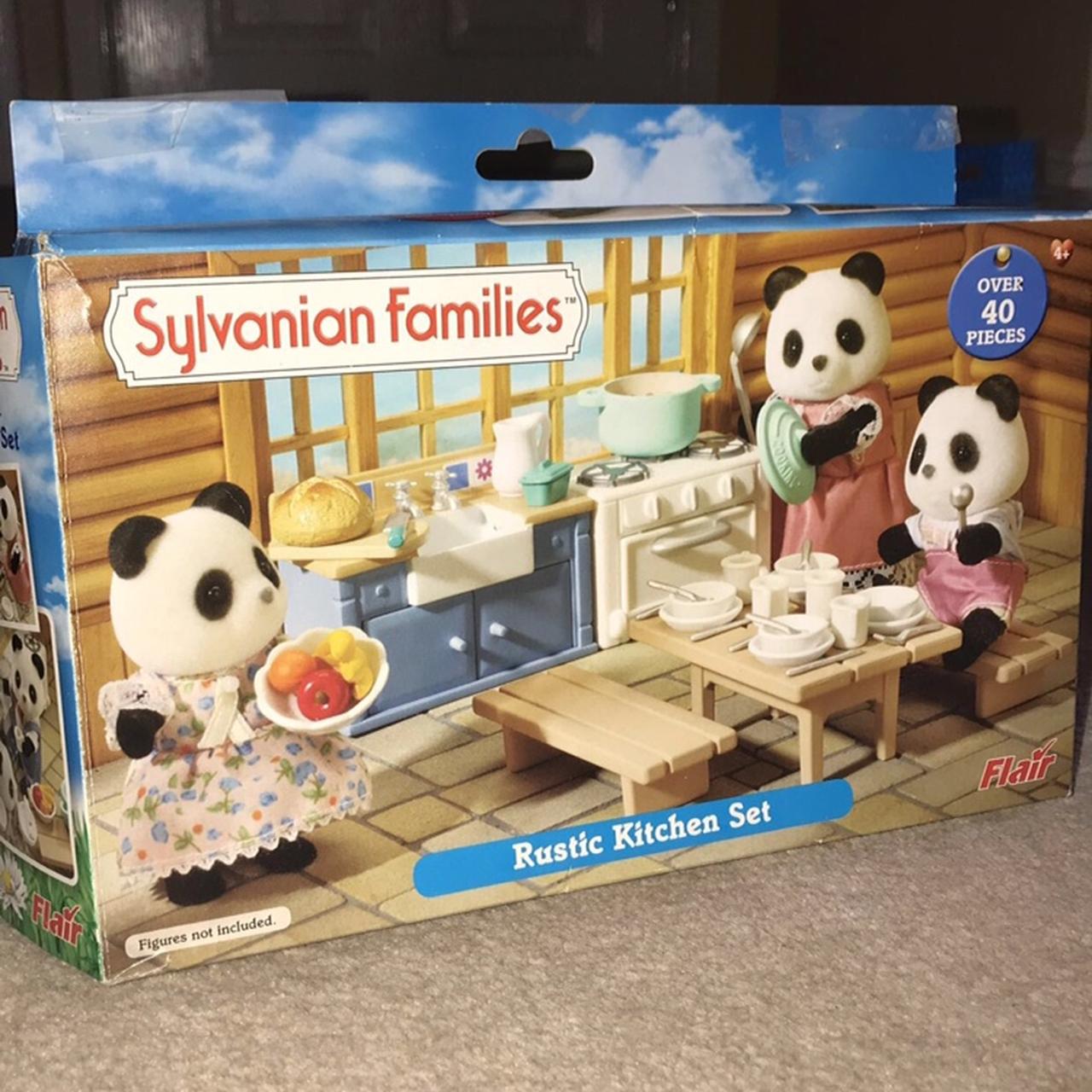 sylvanian families rustic kitchen set