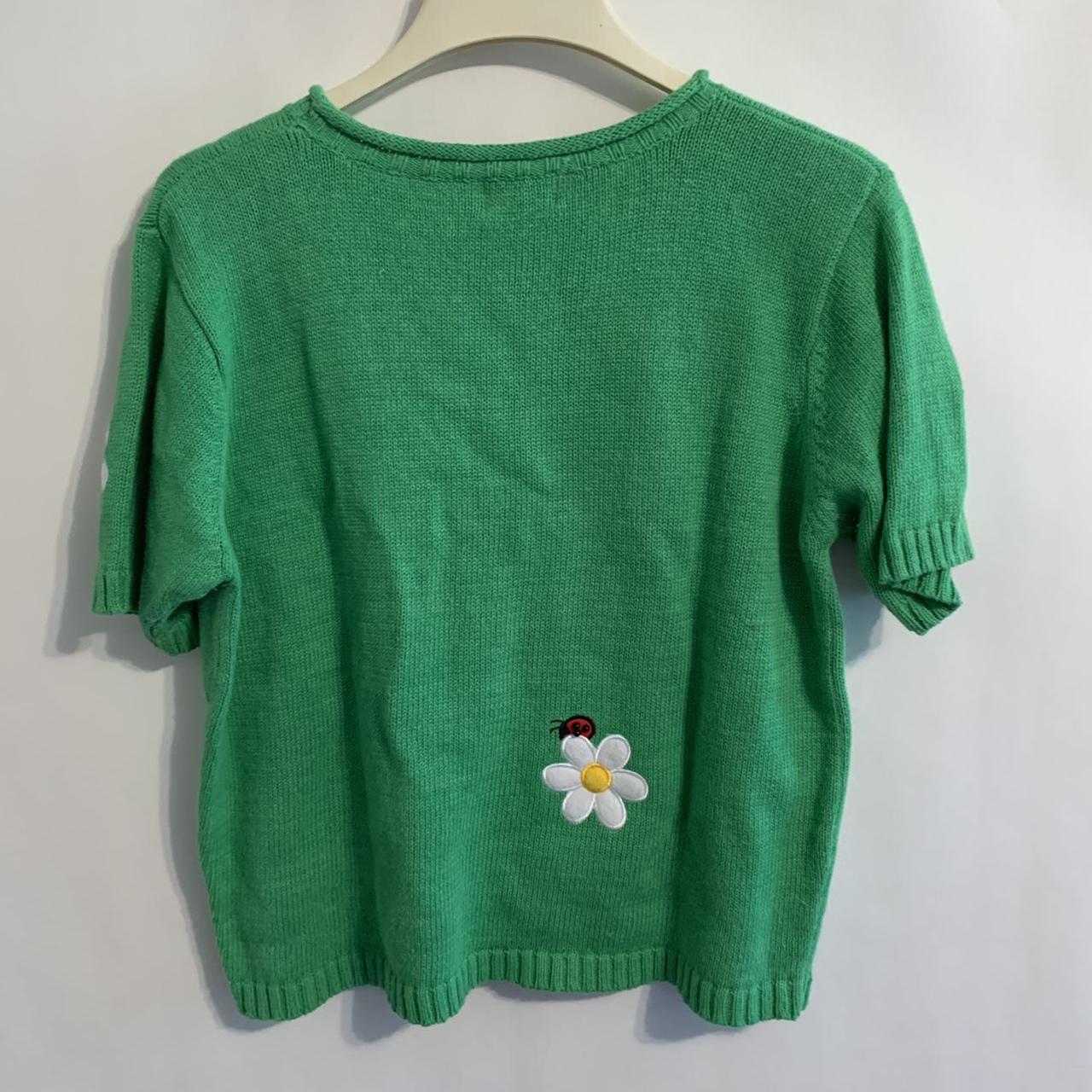 Product Image 4 - Vintage Green Short Sleeve Embroidered