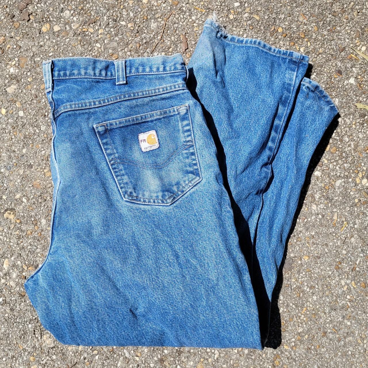 Carhartt Flame Resistant jeans. 38x30 Fair... - Depop