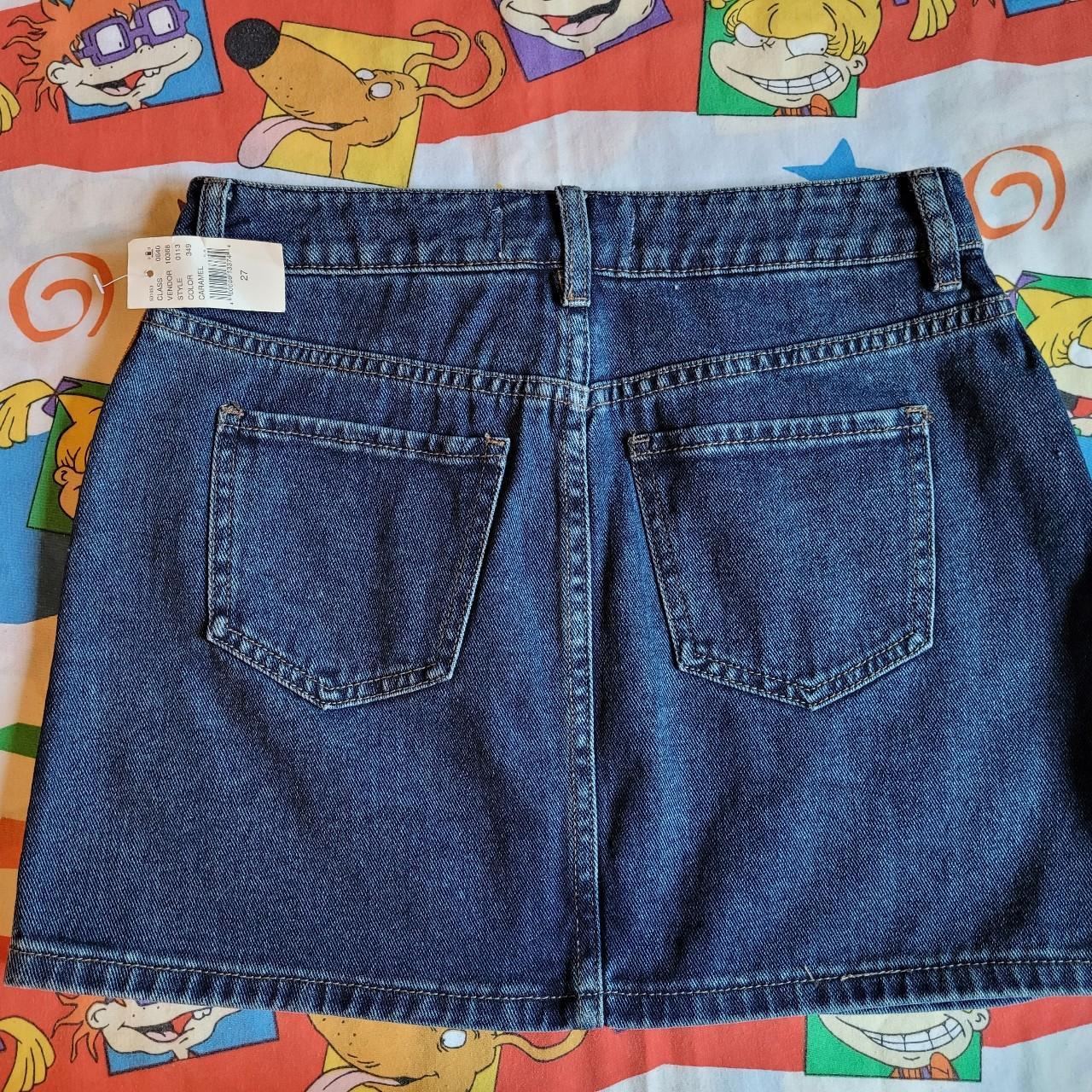 Brand PACSUN new denim mini skirt . Size 27 Pacsun... - Depop