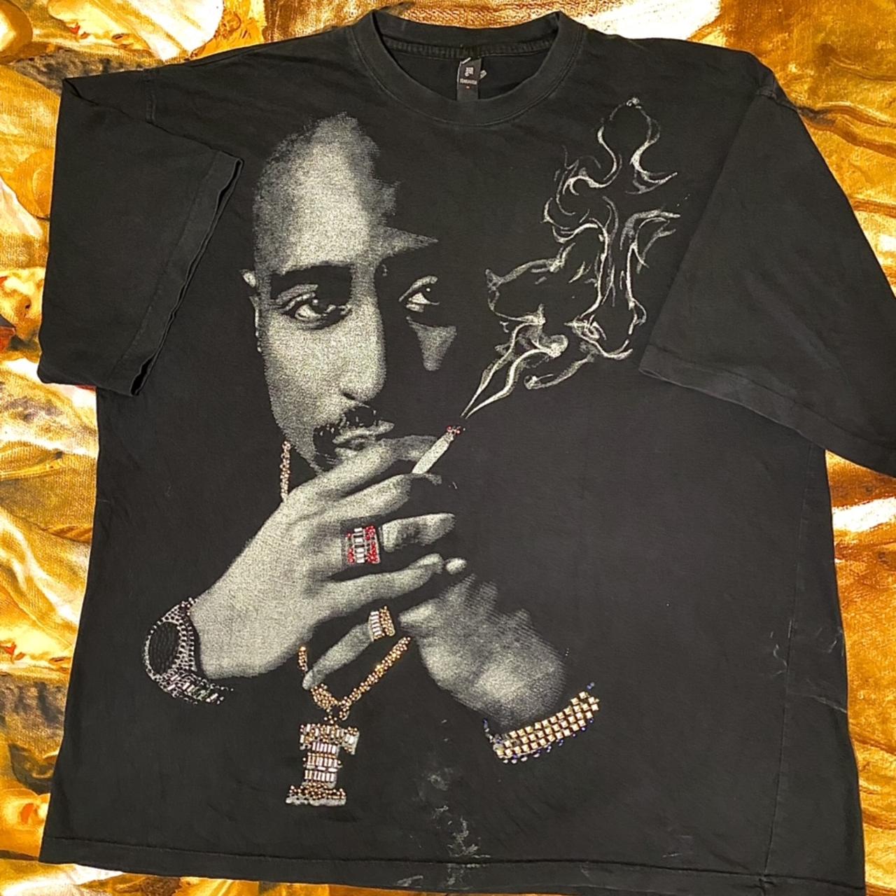 2pac vintage 人気 t シャツ