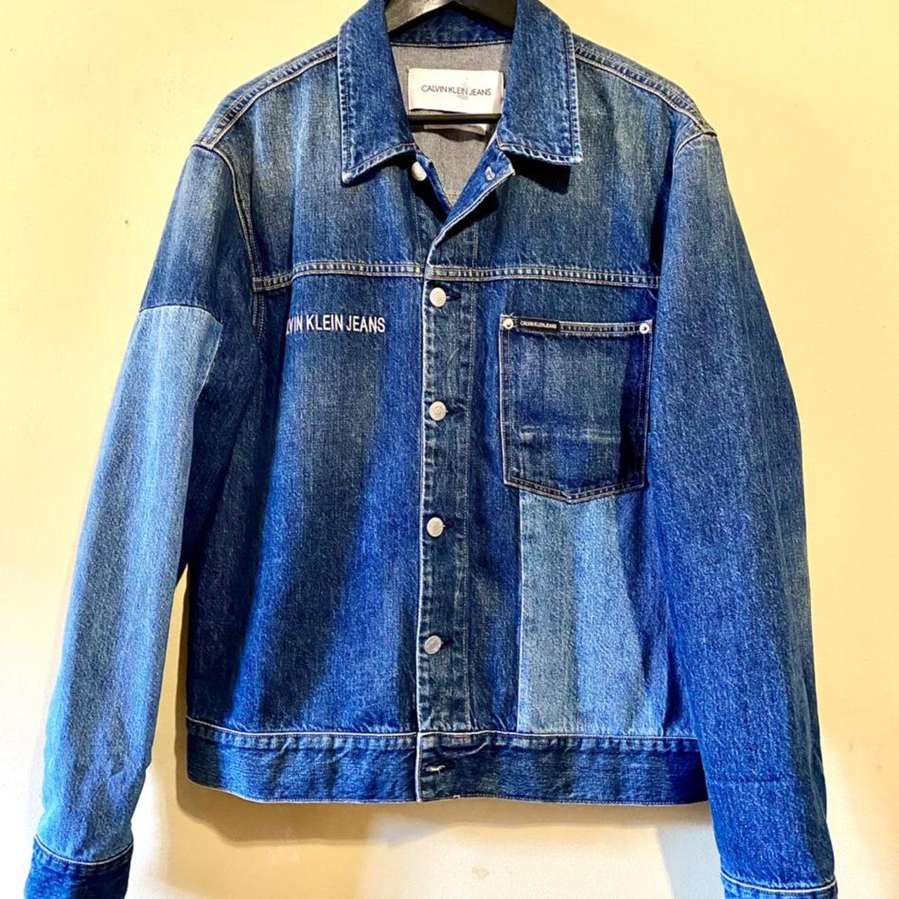 Calvin klein hot sale patchwork jacket