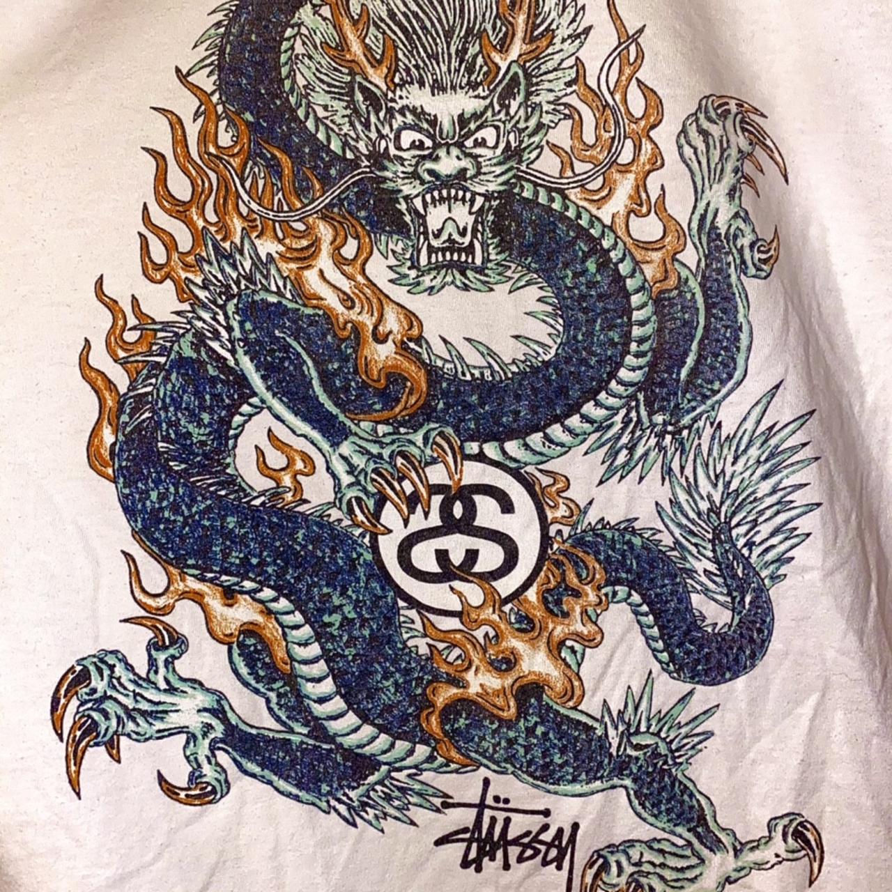 Stussy fire discount dragon tee