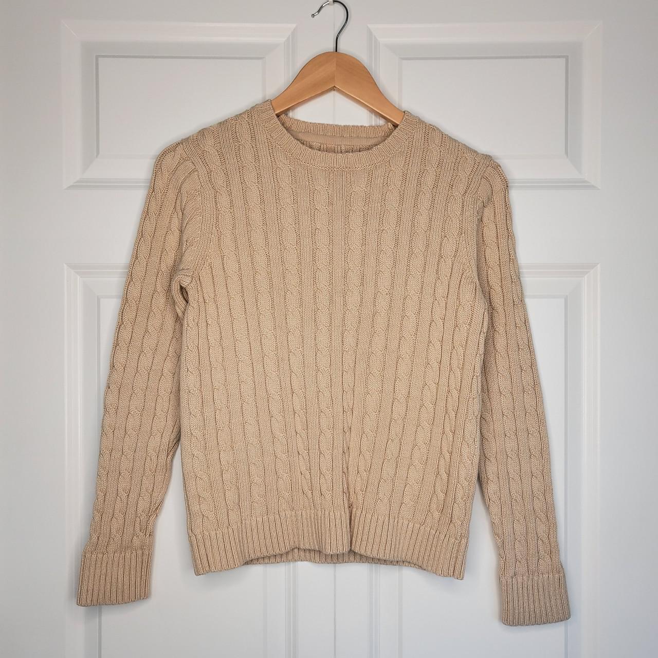 Women's Cream Jumper | Depop