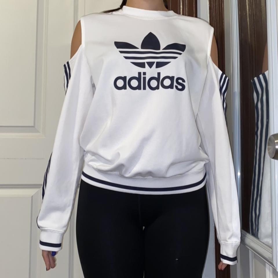 adidas cutout sweatshirt