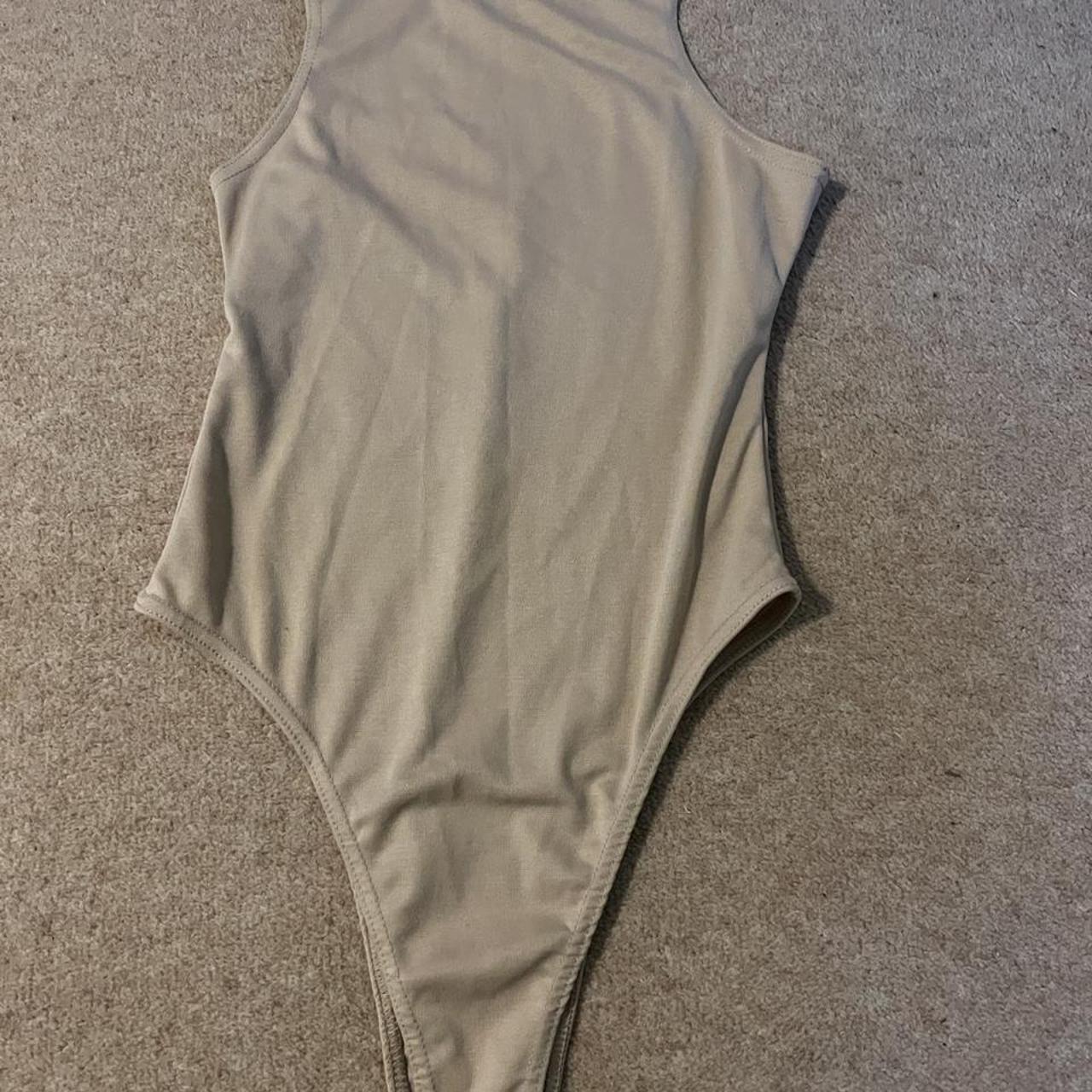 Nude thong bodysuit - Depop
