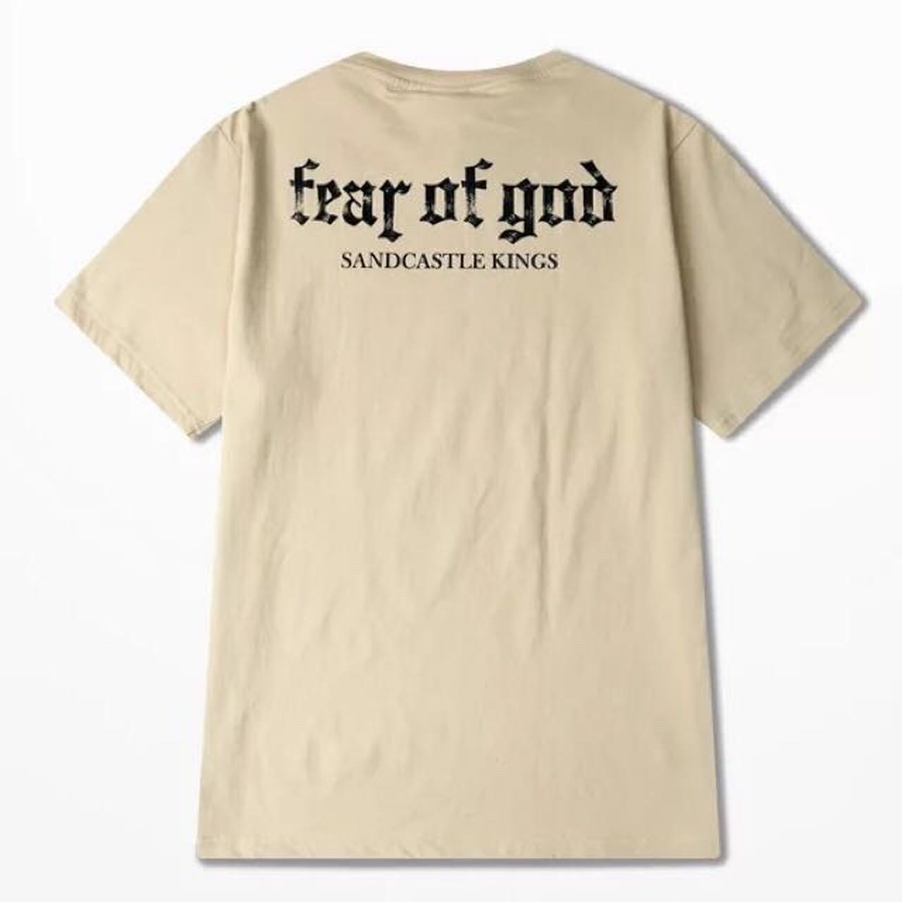 Mens Fear of God X Sandcastle Kings T-Shirt FOG... - Depop