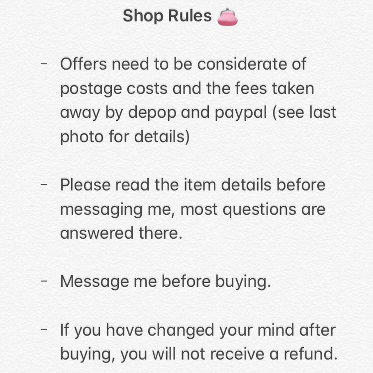 💫 shop rules 💫 please ensure you have read these... - Depop