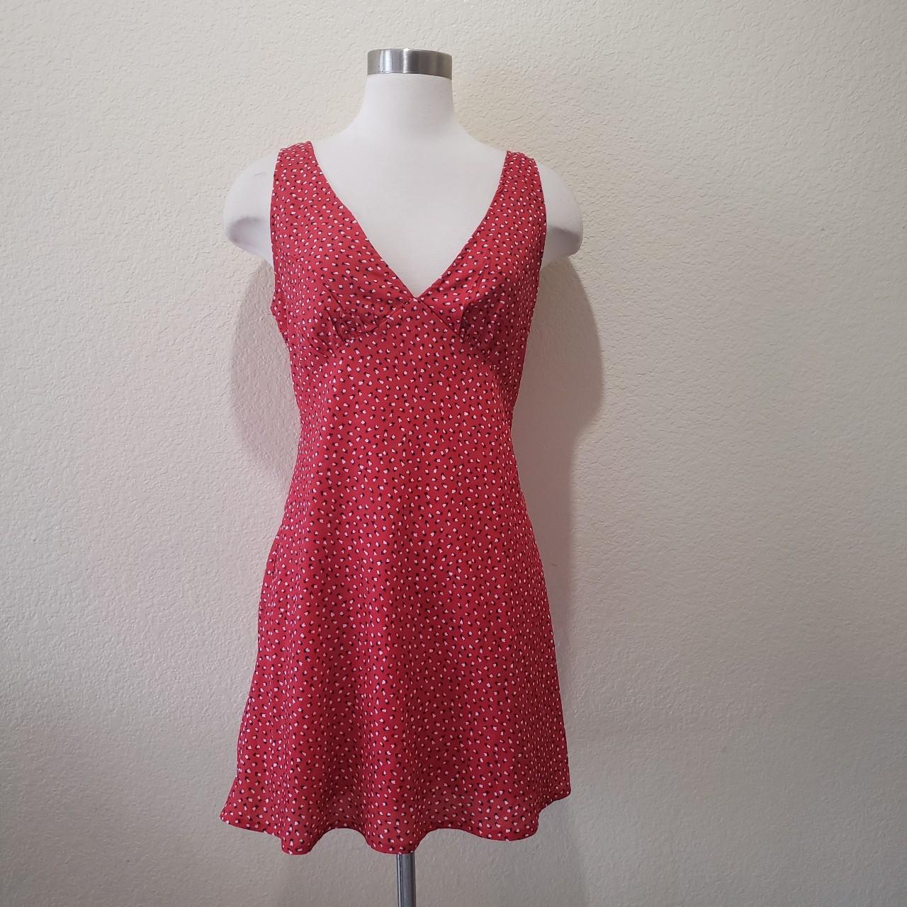 Princess Polly Nellie Mini Dress Red Floral Used Depop