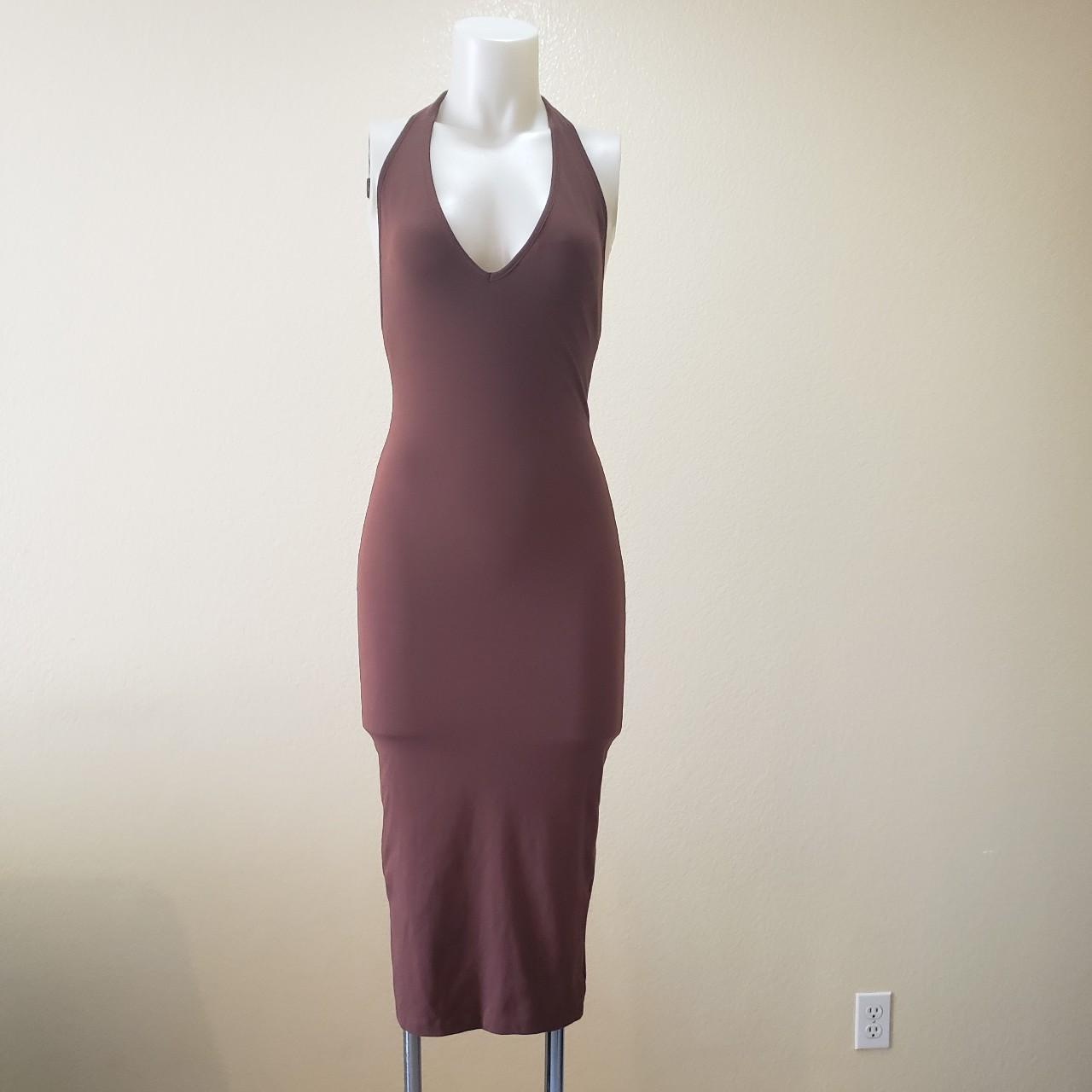 Princess Polly Women's Brown Dress | Depop