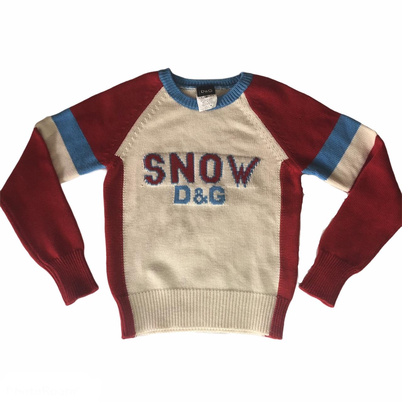 RARE FIND: Vintage Dolce & Gabbana SNOW knit sweater... - Depop