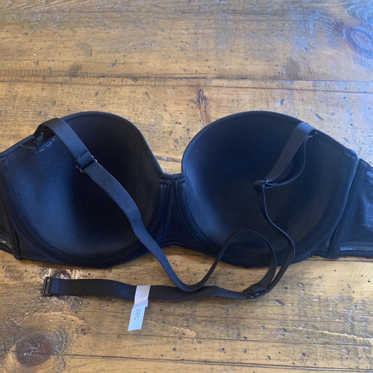 Ambrielle convertible black bra, size 38C. Brand - Depop