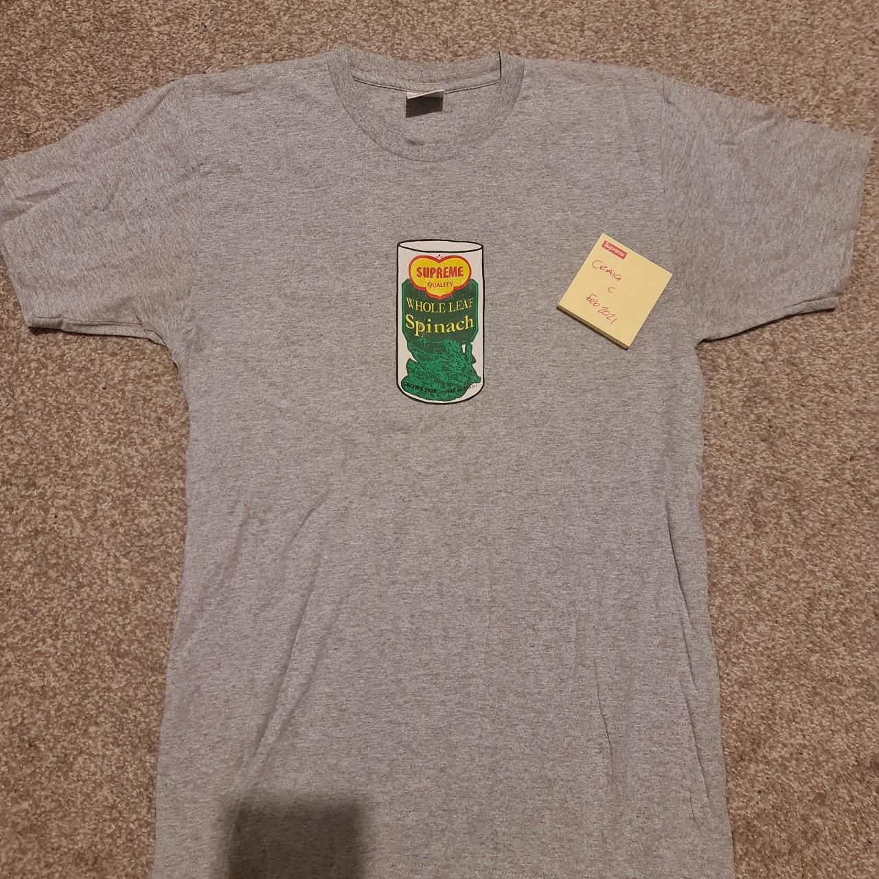 Supreme cheap spinach tee