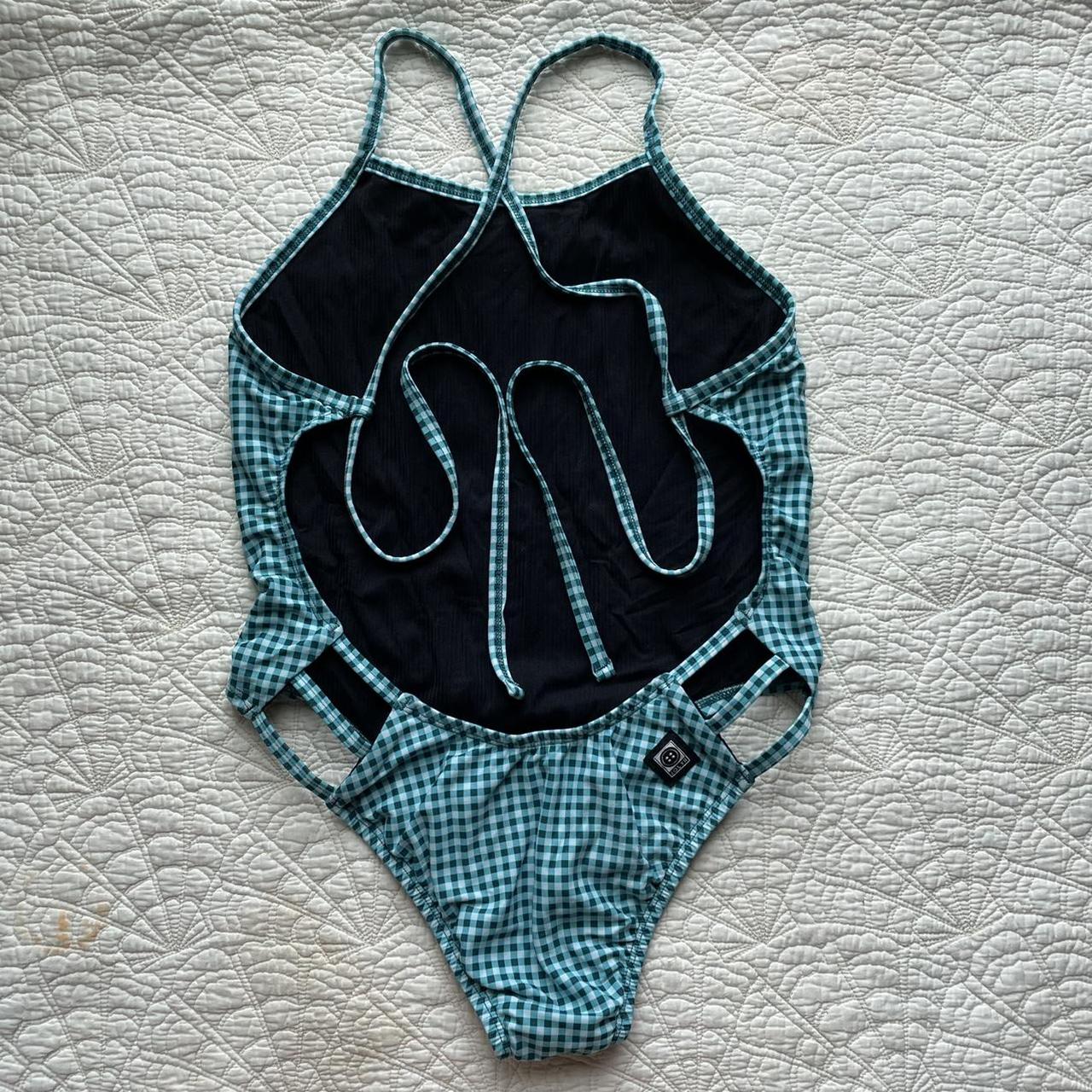 Jolyn Swimwear “Nico 3”- Size 30! Tie back- super... - Depop