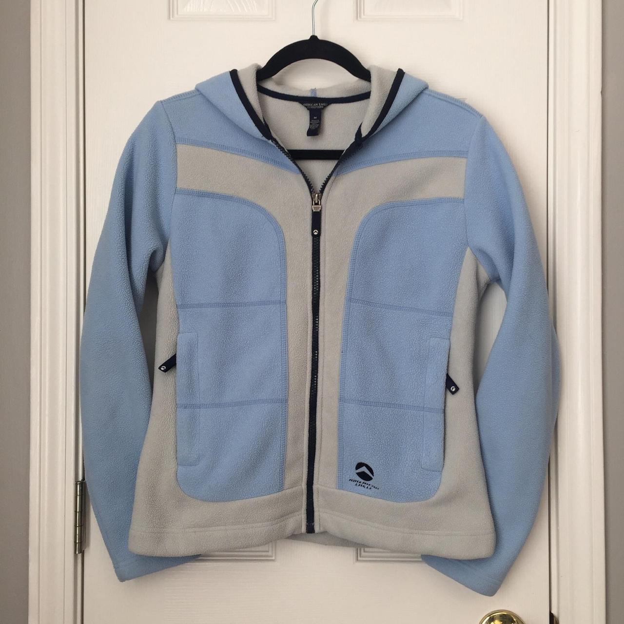 True Vintage! Millennium Futuristic Fleece Full Zip... - Depop