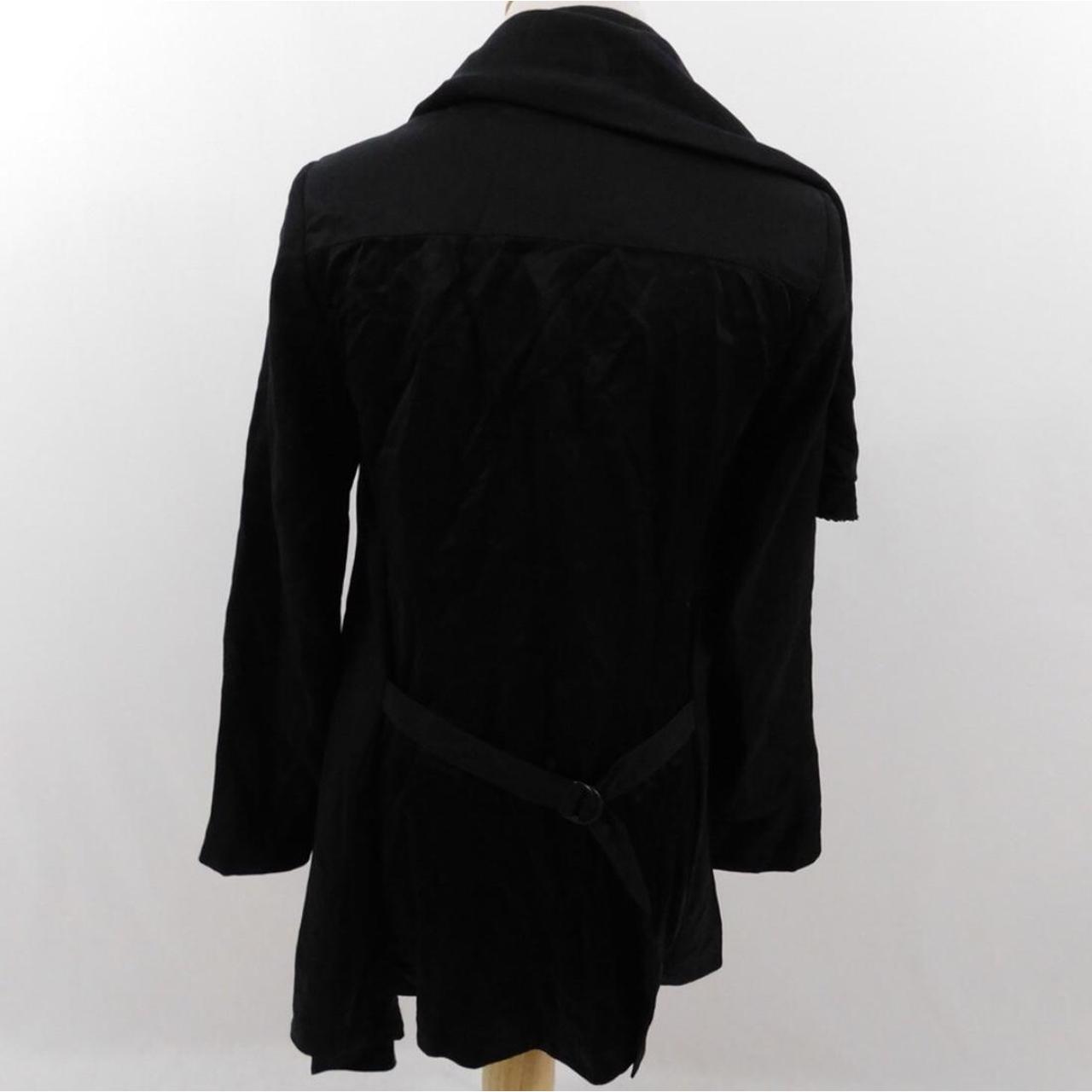 All Saints Black Hoxton Monument Coat in very Depop