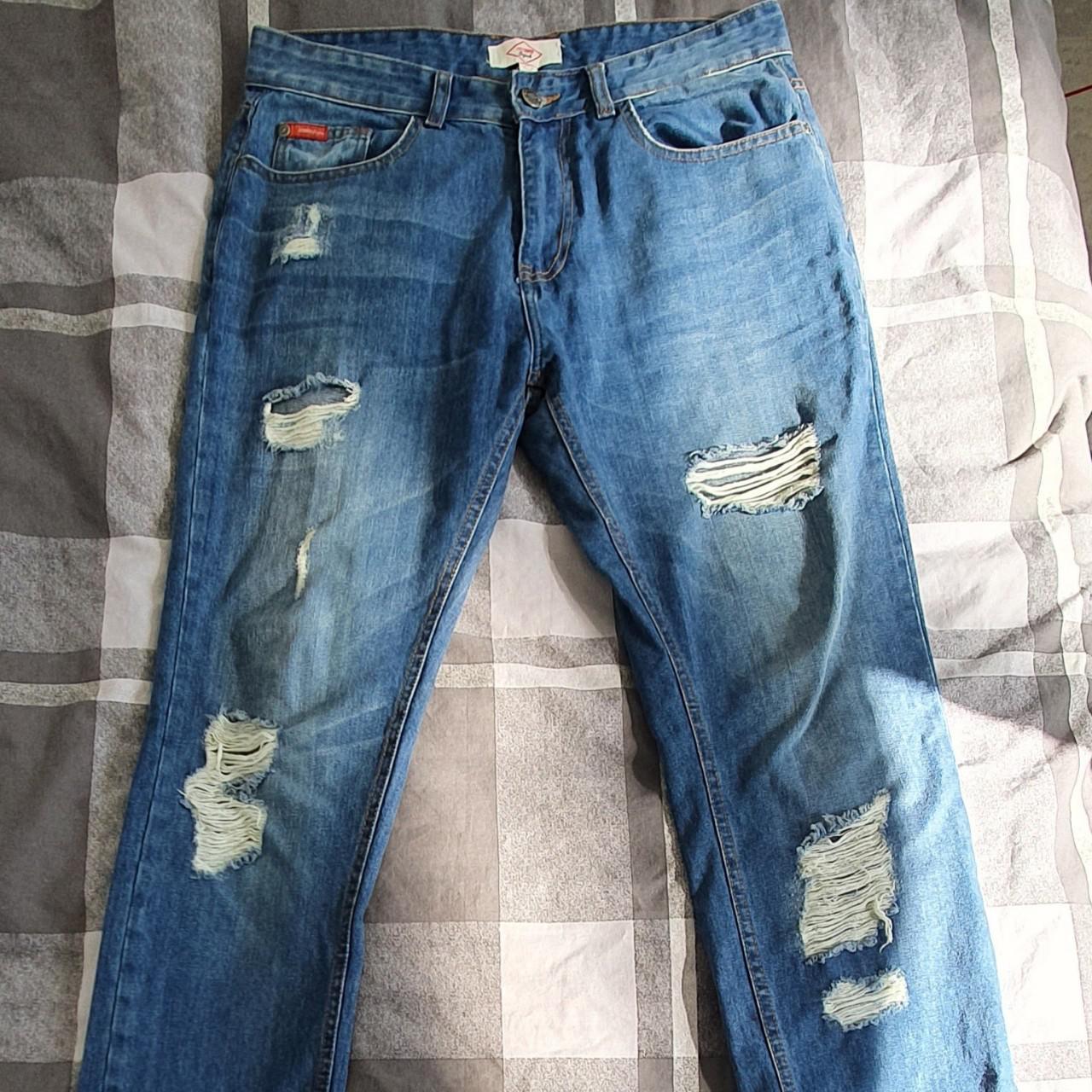 Lee Cooper Originals Ripped Jeans Waist: 34,... - Depop