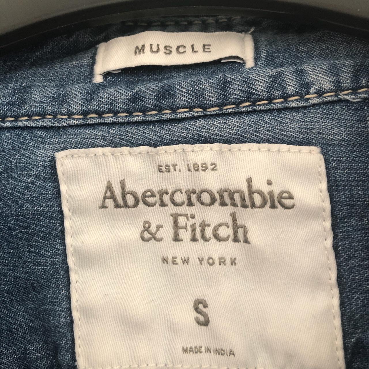 Abercrombie & Fitch Men's Blue Shirt | Depop