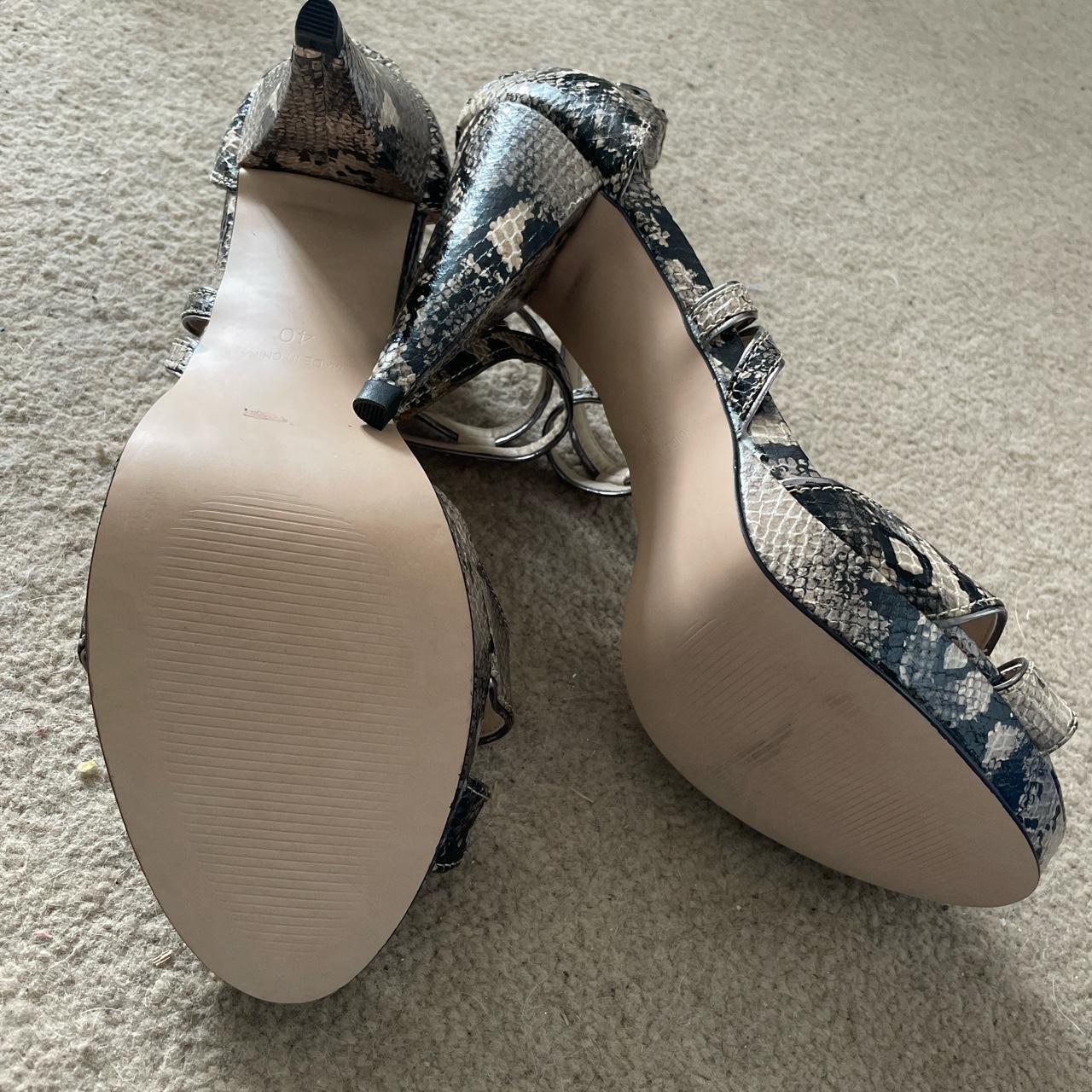 carvela snakeskin sandals