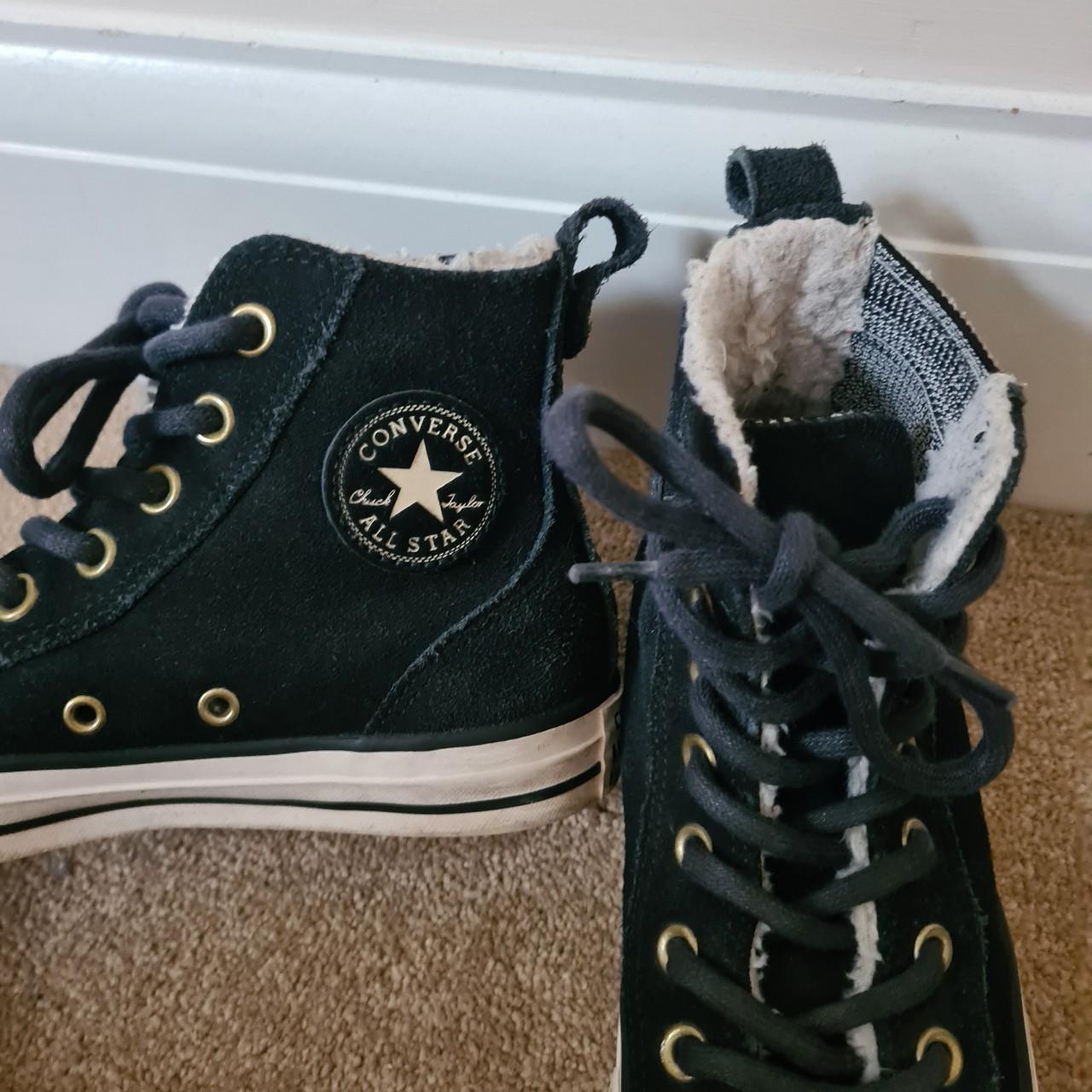 Real converse, slightly fluffy incline. Brought them... - Depop